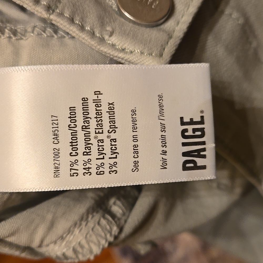 NWT Paige Carly Vintage Salty Sea Pants - Picture 4 of 4